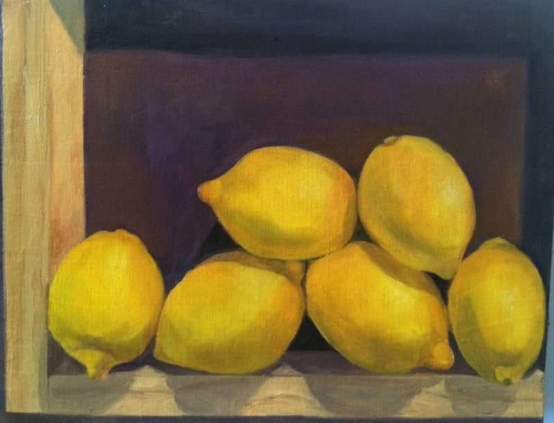 Lemon painting